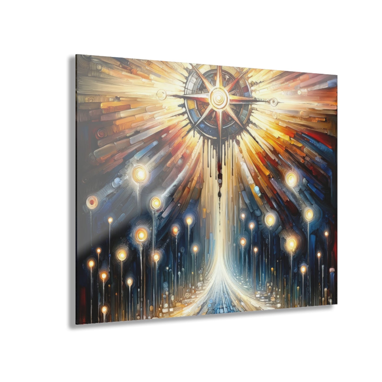 Wisdom Compass Journey Acrylic Prints (French Cleat Hanging) - ATUH.ART