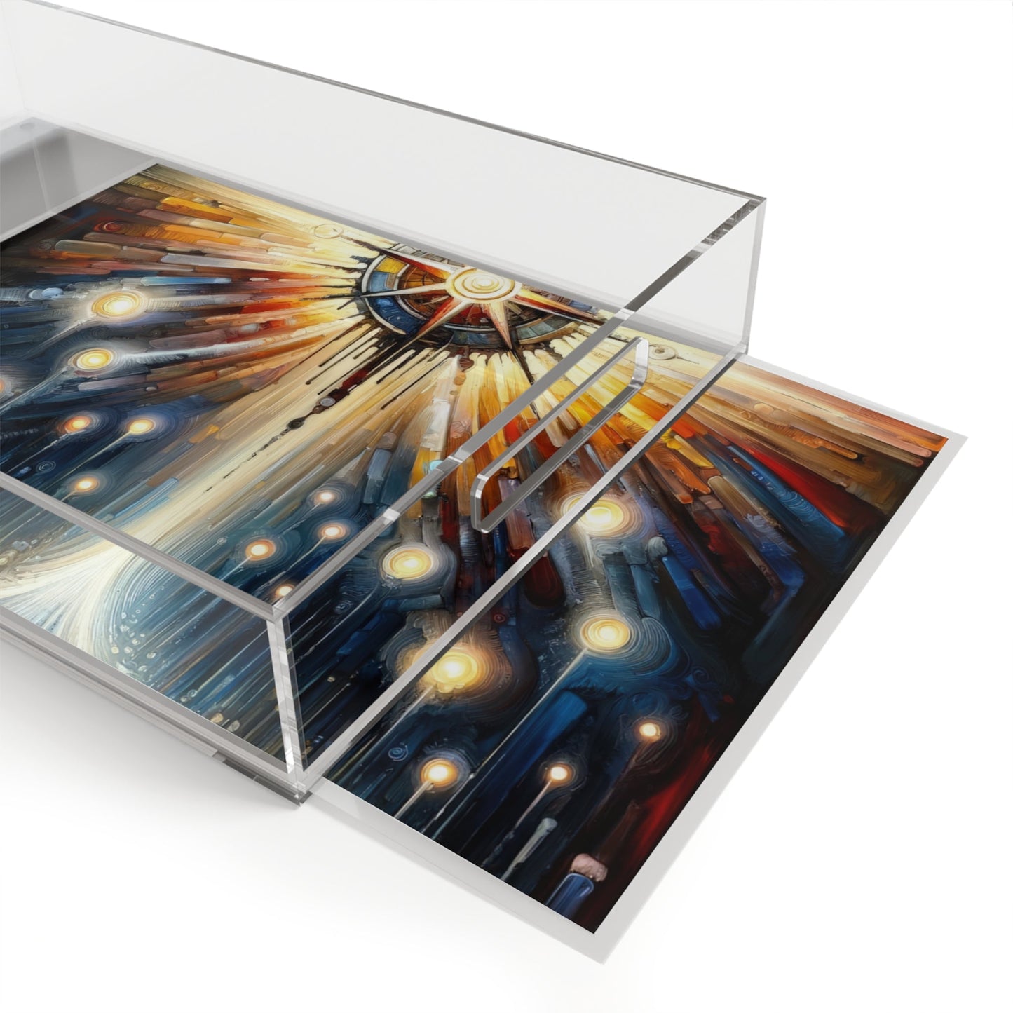 Wisdom Compass Journey Acrylic Serving Tray - ATUH.ART