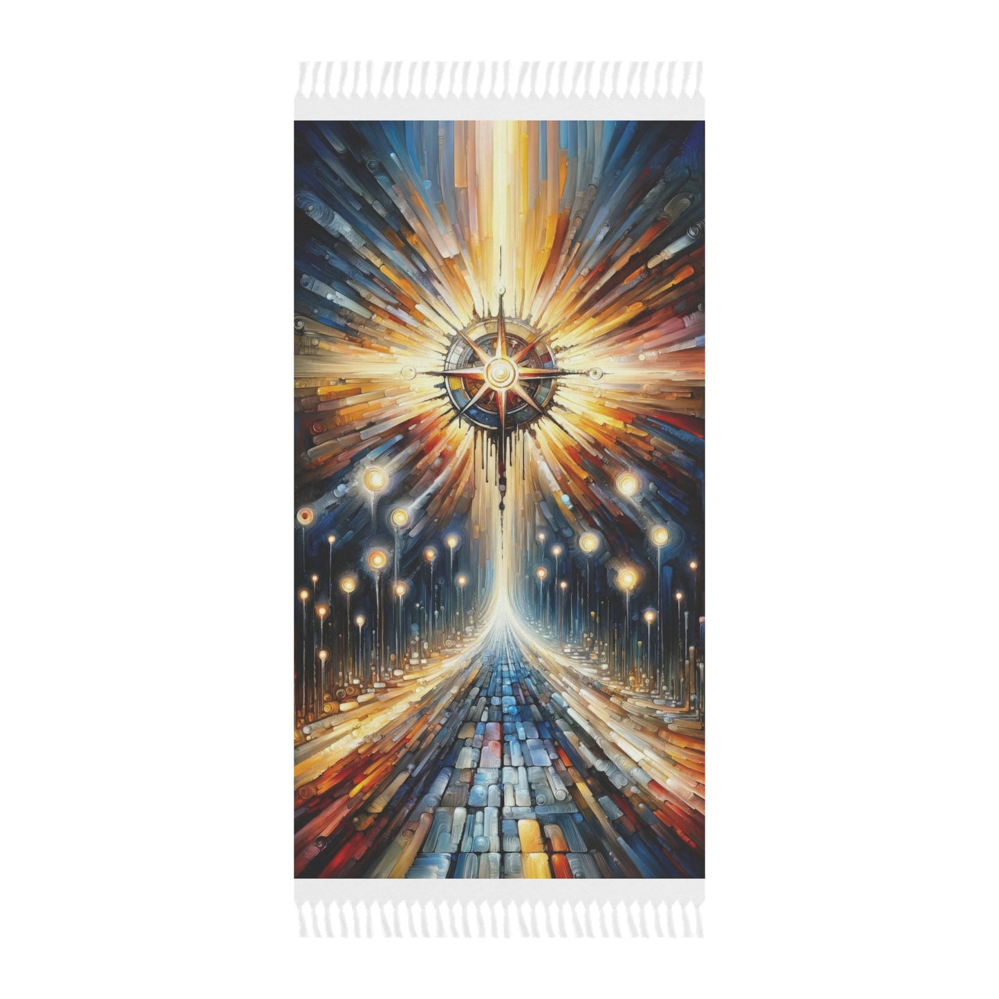 Wisdom Compass Journey Boho Beach Cloth - ATUH.ART