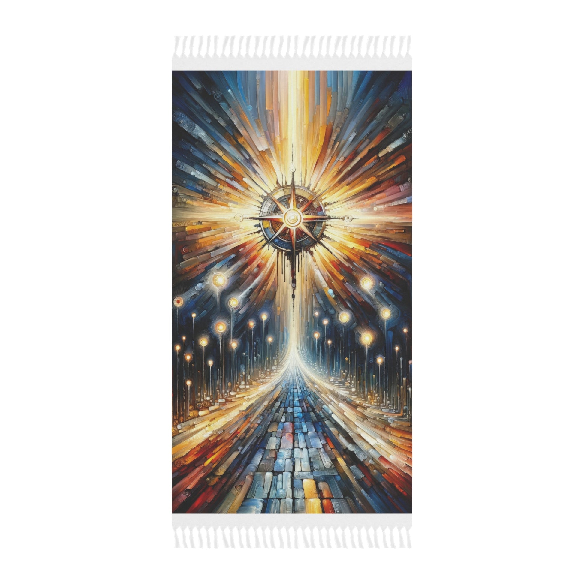 Wisdom Compass Journey Boho Beach Cloth - ATUH.ART