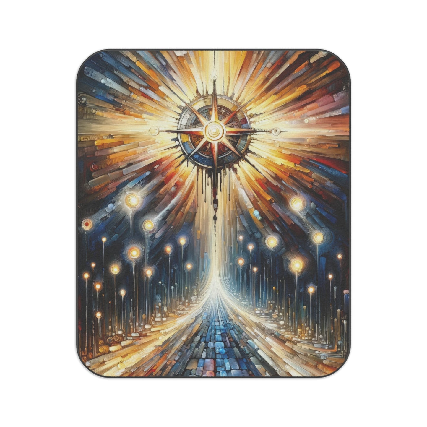 Wisdom Compass Journey Picnic Blanket - ATUH.ART