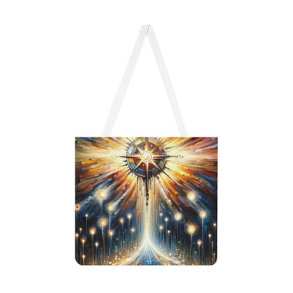 Wisdom Compass Journey Shoulder Tote Bag (AOP) - ATUH.ART