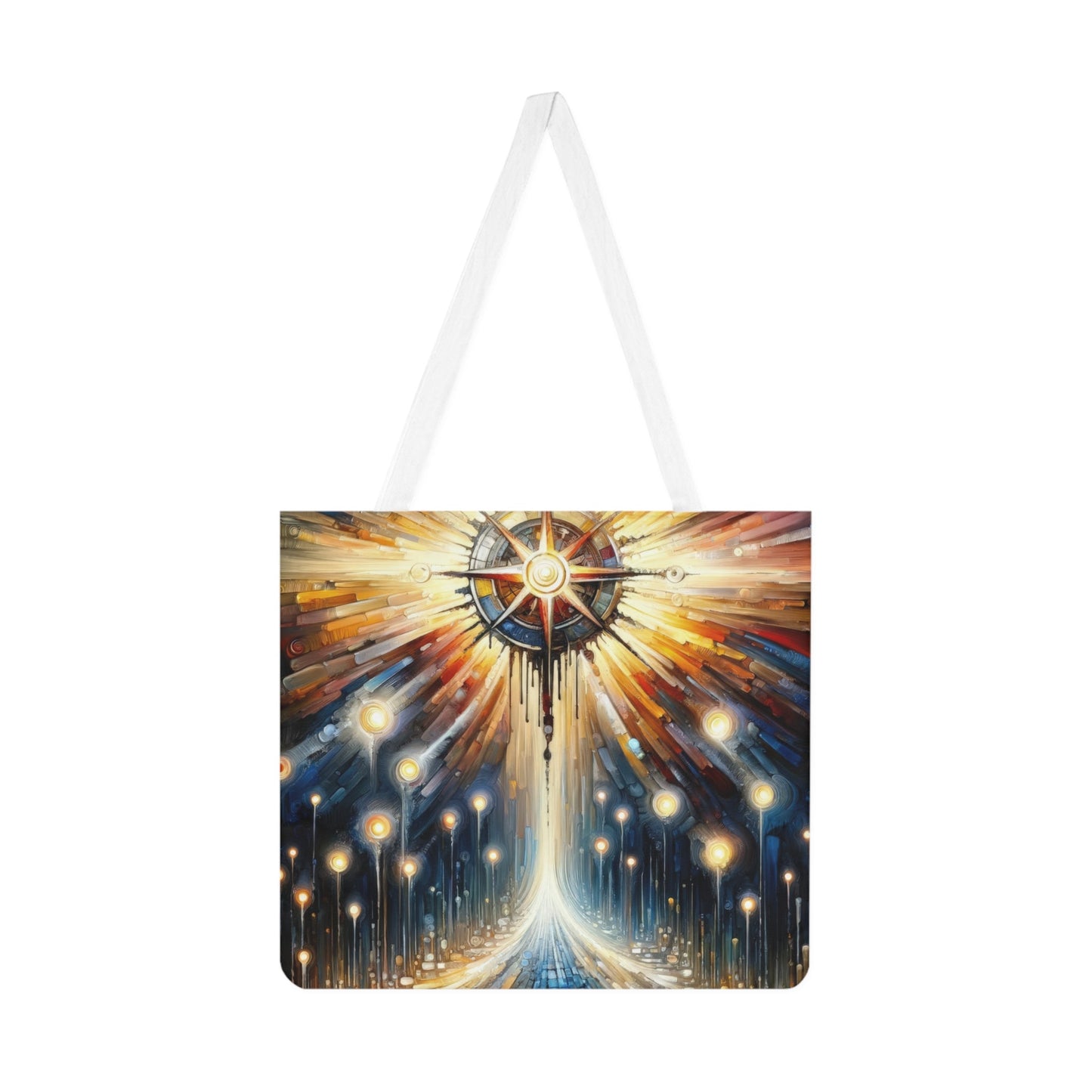 Wisdom Compass Journey Shoulder Tote Bag (AOP) - ATUH.ART