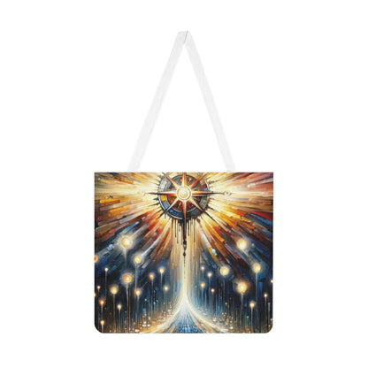 Wisdom Compass Journey Shoulder Tote Bag (AOP) - ATUH.ART