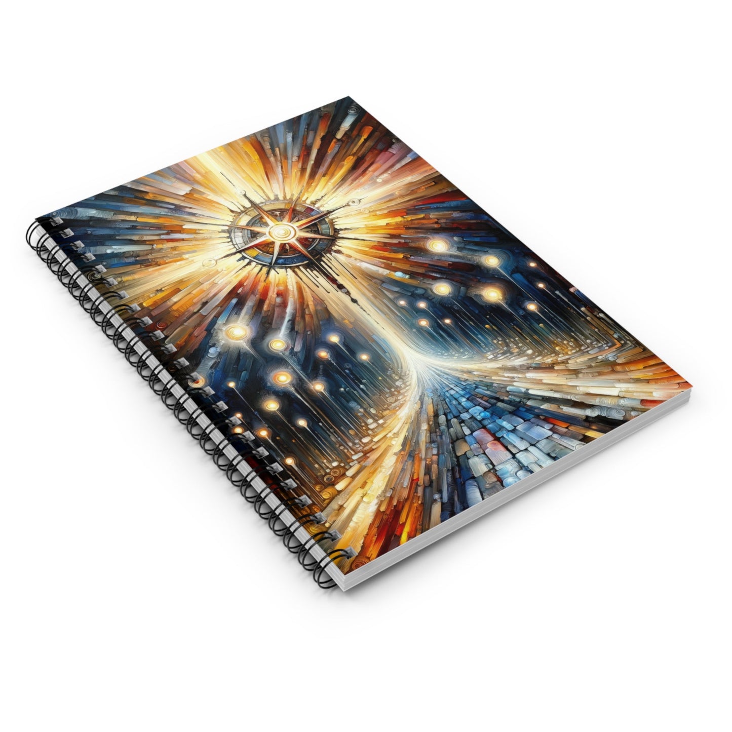 Wisdom Compass Journey Spiral Notebook - Ruled Line - ATUH.ART