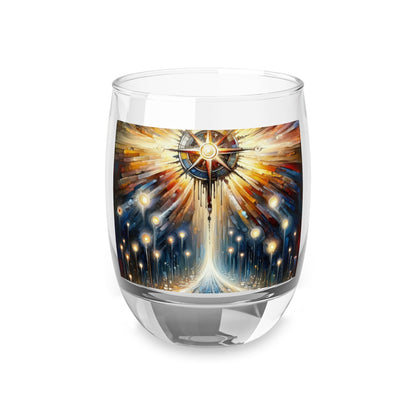 Wisdom Compass Journey Whiskey Glass - ATUH.ART