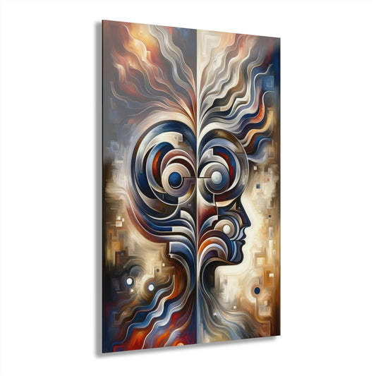 Wisdom Confluence Tachism Acrylic Prints (French Cleat Hanging) - ATUH.ART