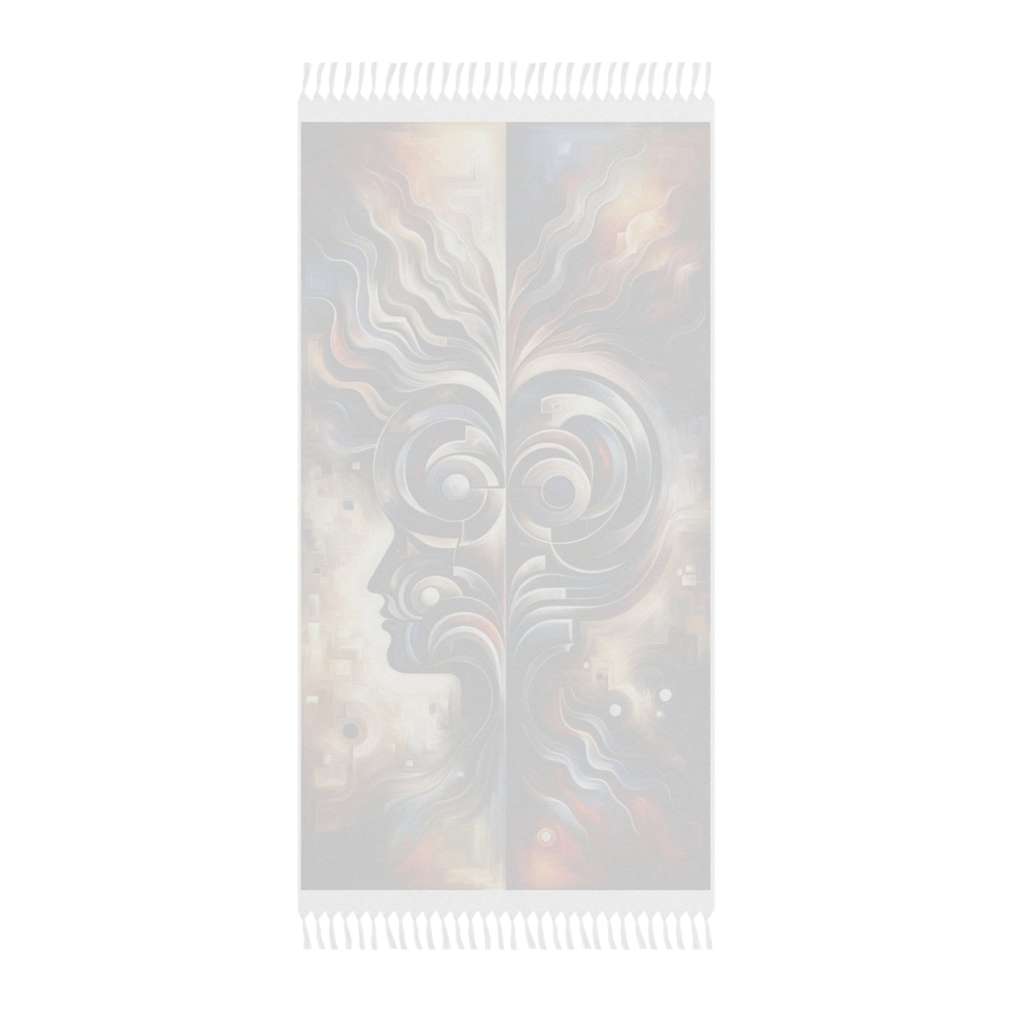 Wisdom Confluence Tachism Boho Beach Cloth - ATUH.ART