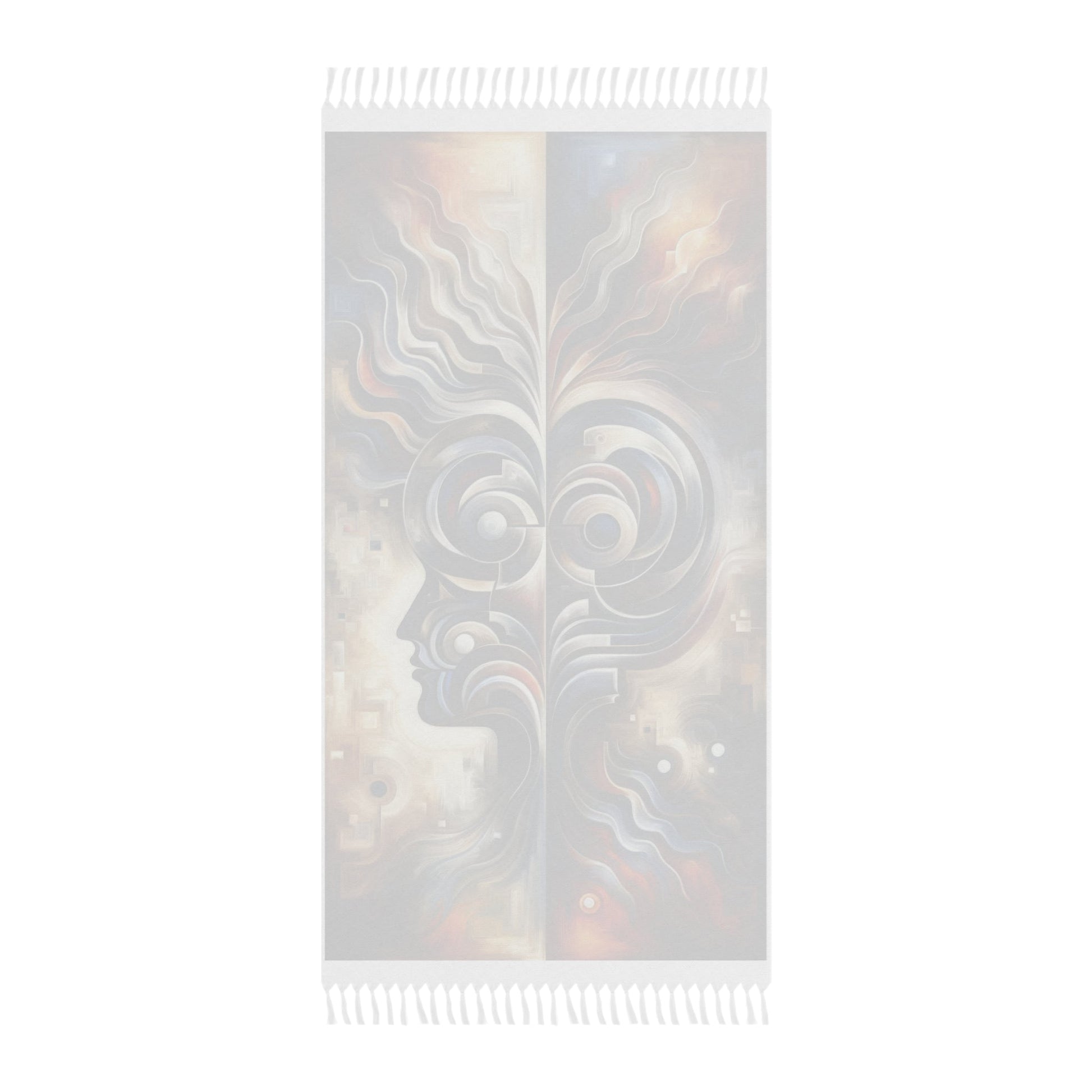 Wisdom Confluence Tachism Boho Beach Cloth - ATUH.ART