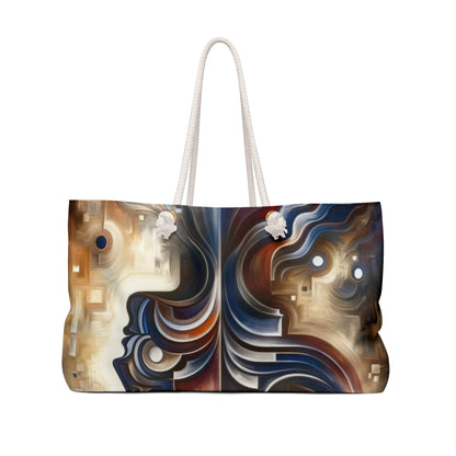 Wisdom Confluence Tachism Weekender Bag - ATUH.ART