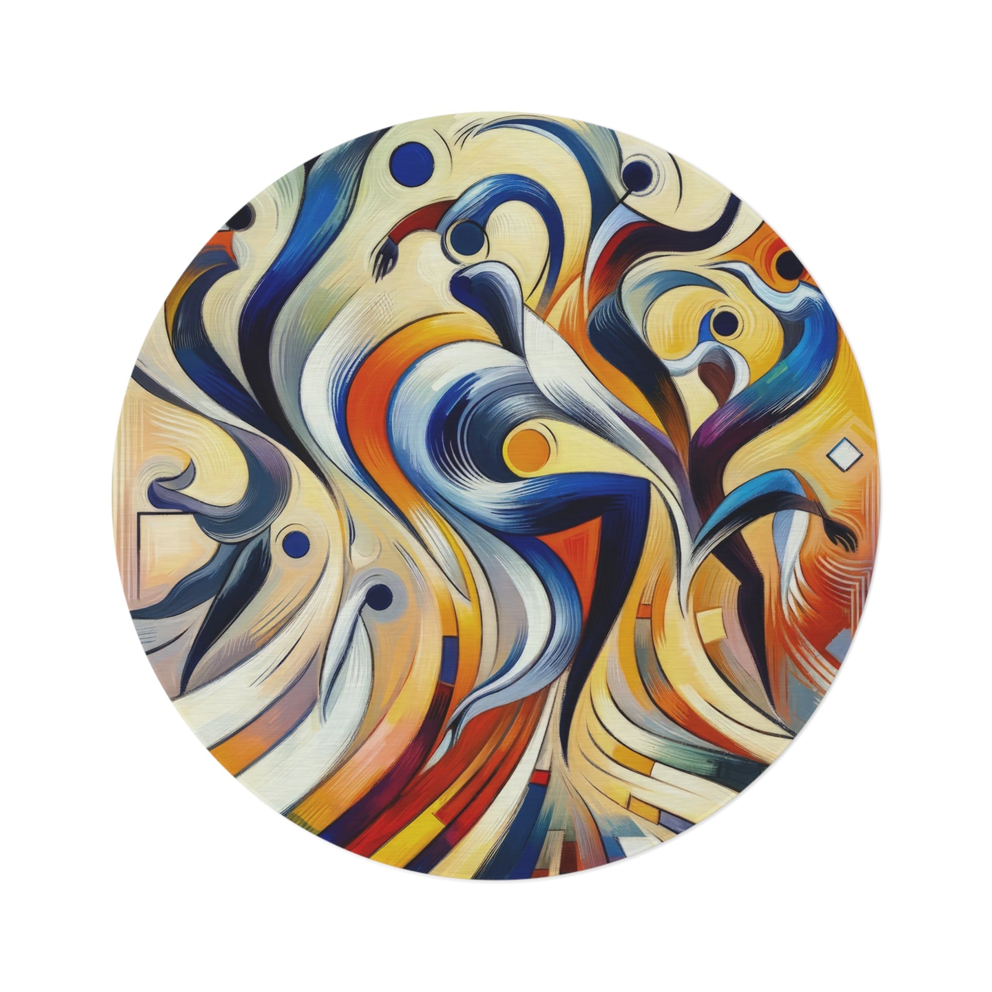 Wisdom Dance Inquiry Round Rug - ATUH.ART