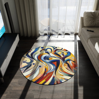 Wisdom Dance Inquiry Round Rug - ATUH.ART