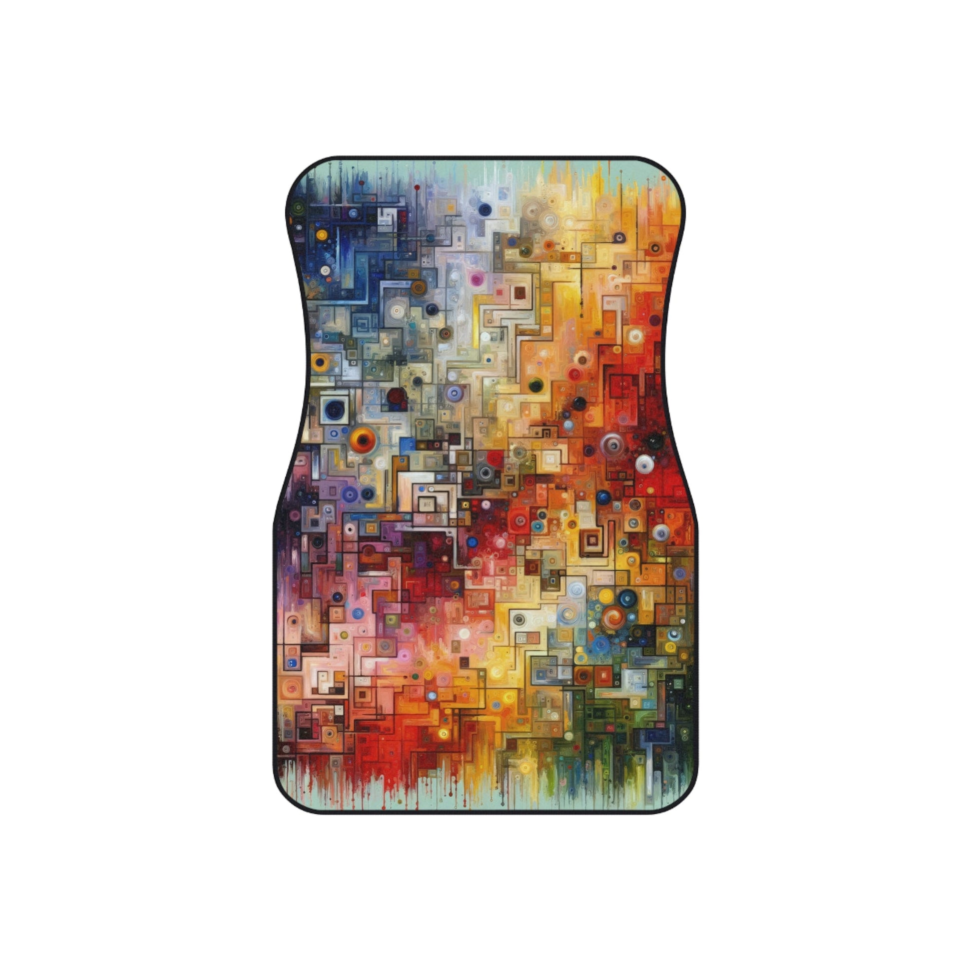 Witty Conversation Tapestry Car Mats (Set of 4) - ATUH.ART