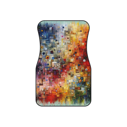 Witty Conversation Tapestry Car Mats (Set of 4) - ATUH.ART