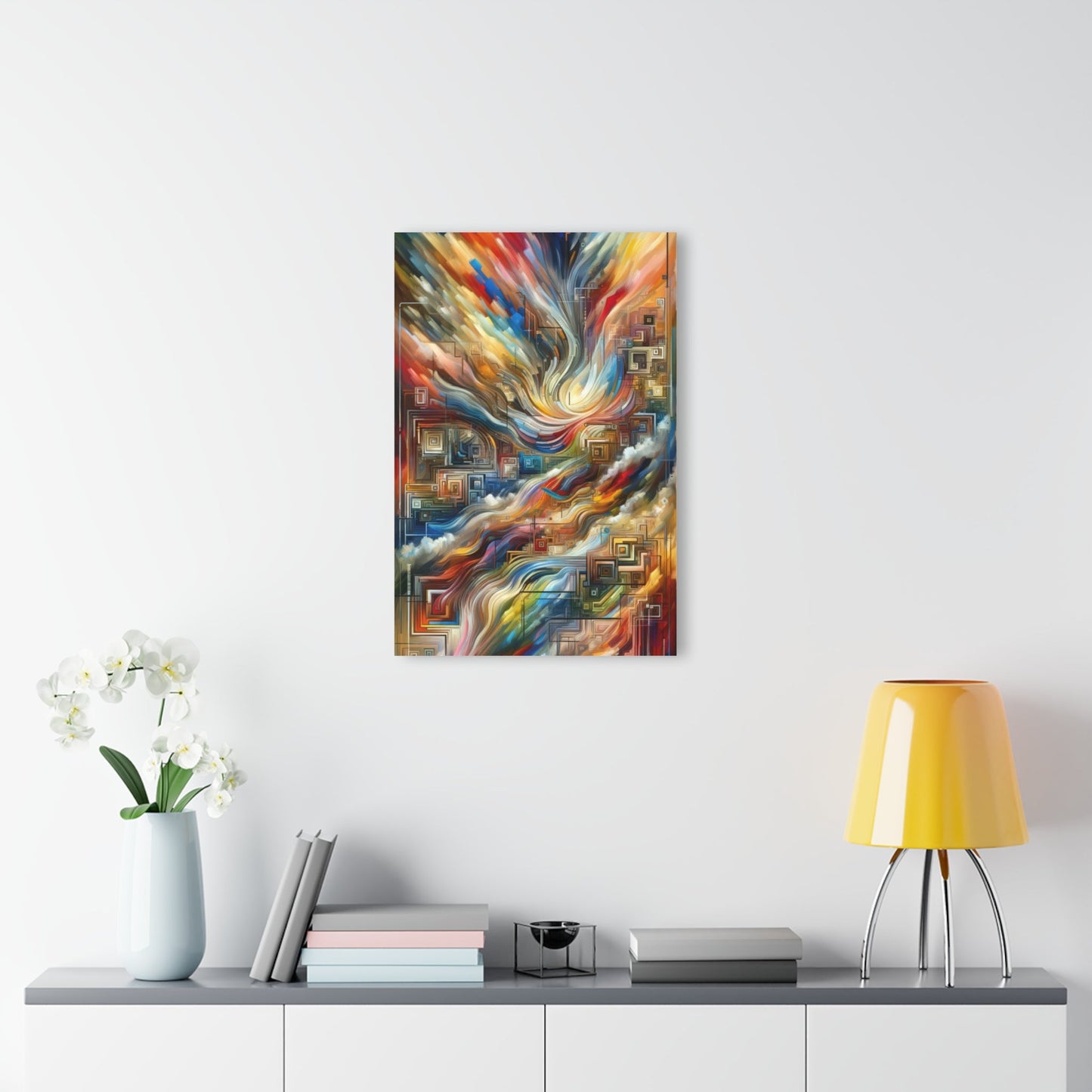 Woven Progress Tapestry Acrylic Prints (French Cleat Hanging) - ATUH.ART