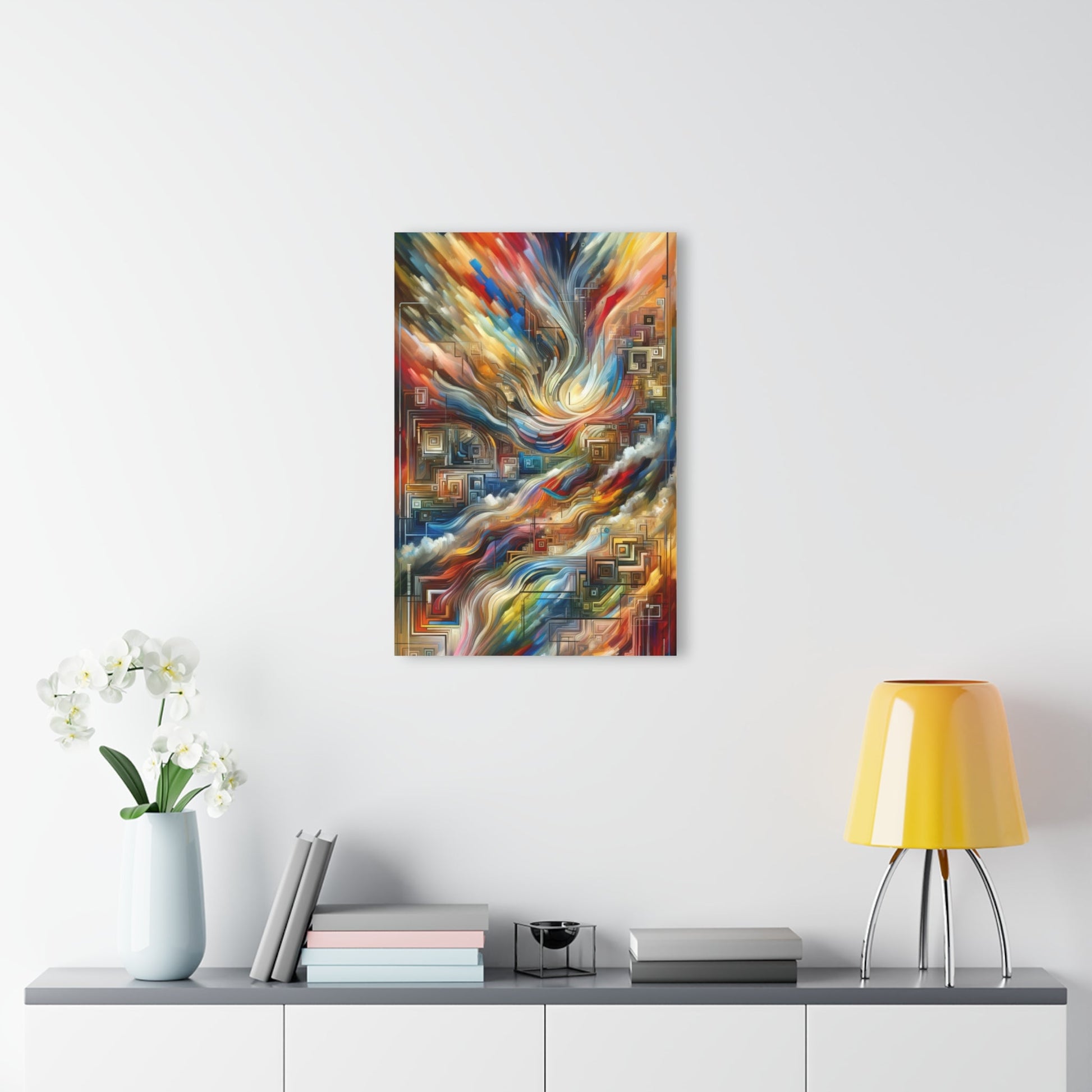 Woven Progress Tapestry Acrylic Prints (French Cleat Hanging) - ATUH.ART