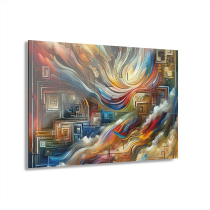 Woven Progress Tapestry Acrylic Prints (French Cleat Hanging) - ATUH.ART