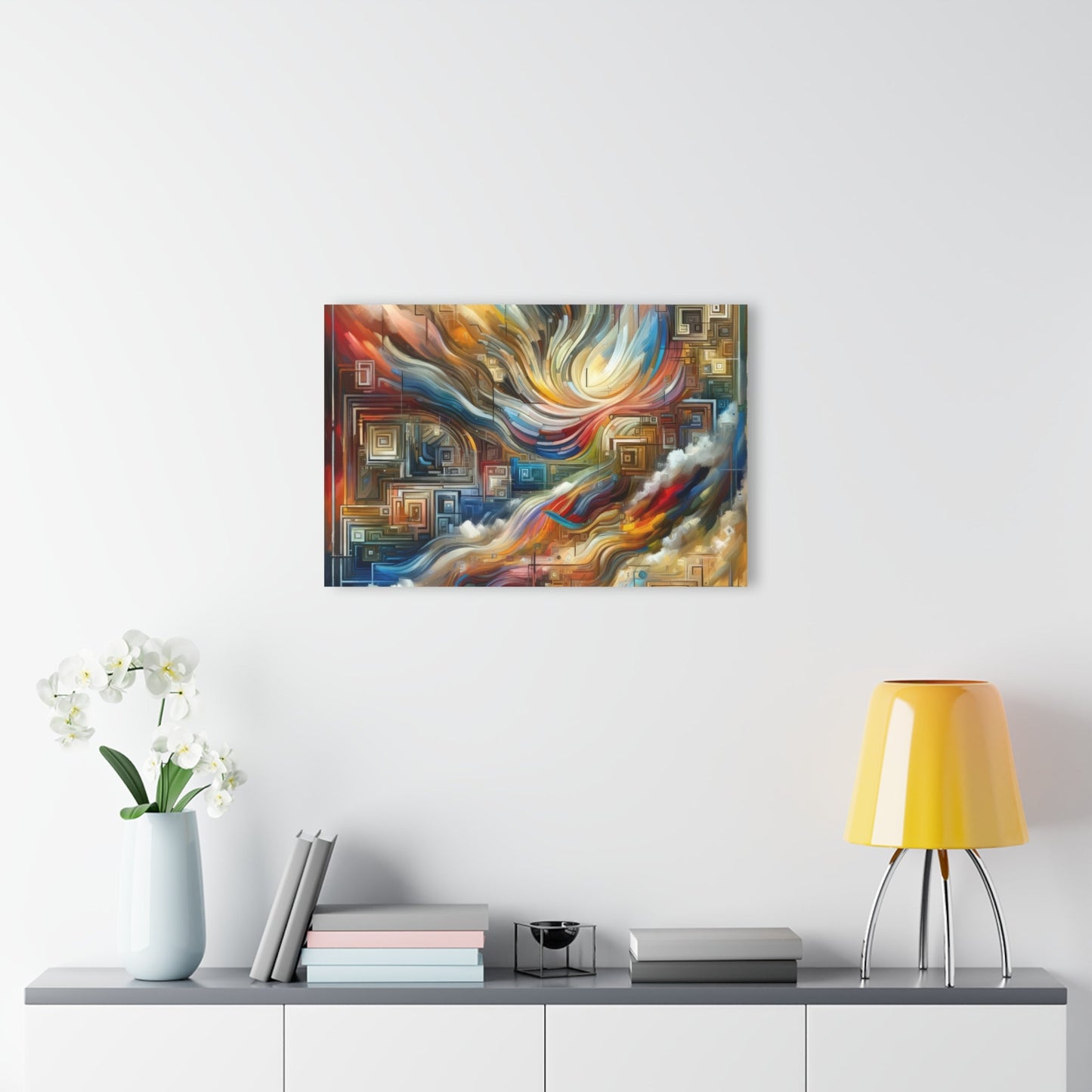 Woven Progress Tapestry Acrylic Prints (French Cleat Hanging) - ATUH.ART