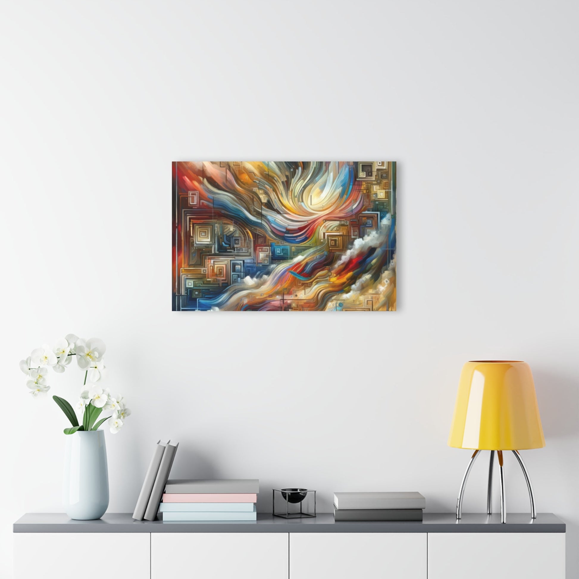 Woven Progress Tapestry Acrylic Prints (French Cleat Hanging) - ATUH.ART