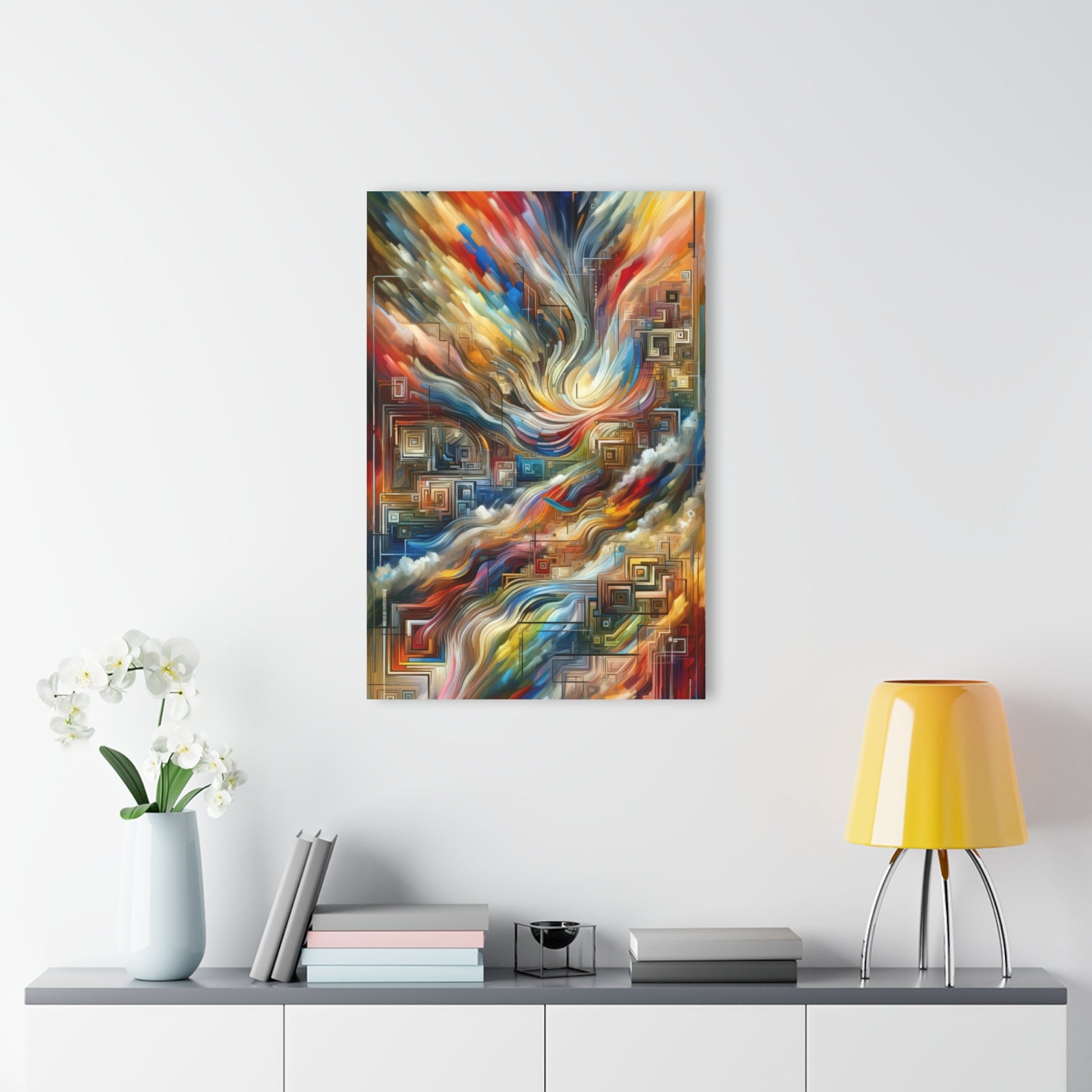 Woven Progress Tapestry Acrylic Prints (French Cleat Hanging) - ATUH.ART