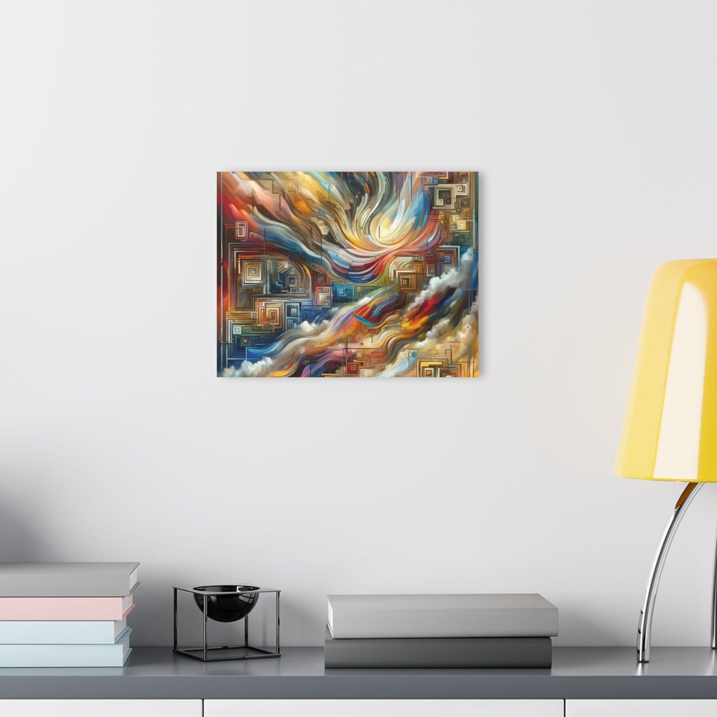 Woven Progress Tapestry Acrylic Prints (French Cleat Hanging) - ATUH.ART