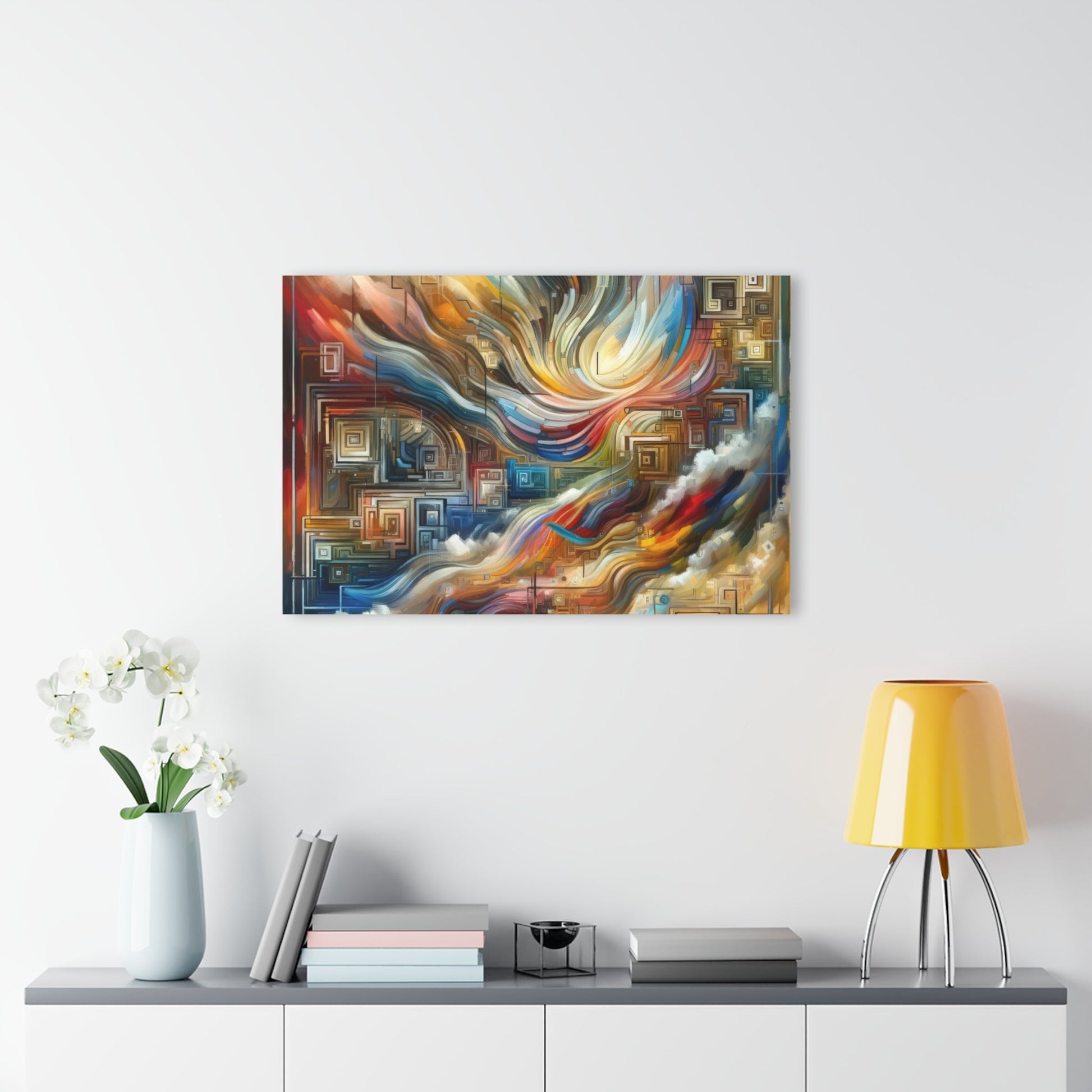 Woven Progress Tapestry Acrylic Prints (French Cleat Hanging) - ATUH.ART
