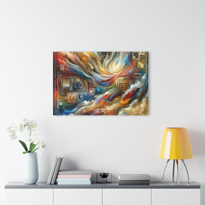 Woven Progress Tapestry Acrylic Prints (French Cleat Hanging) - ATUH.ART