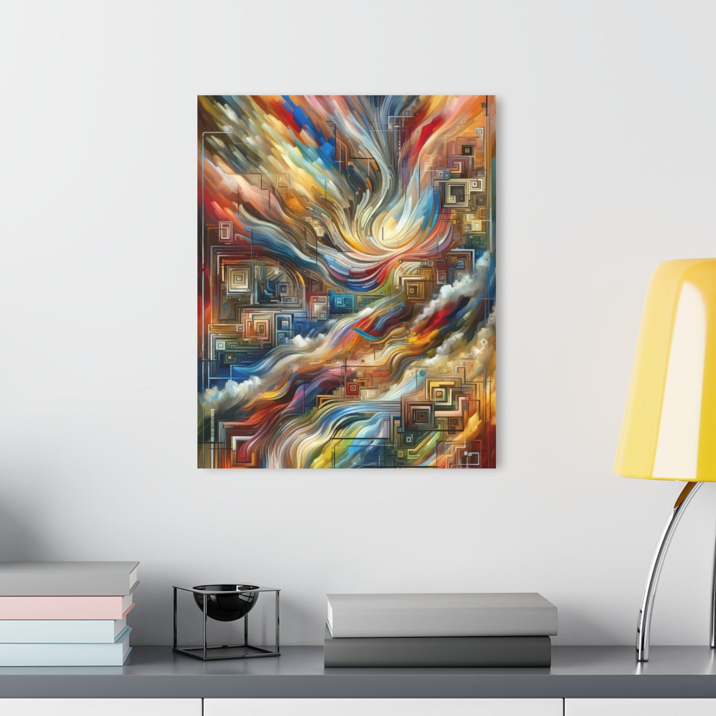 Woven Progress Tapestry Acrylic Prints (French Cleat Hanging) - ATUH.ART