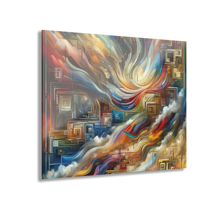 Woven Progress Tapestry Acrylic Prints (French Cleat Hanging) - ATUH.ART