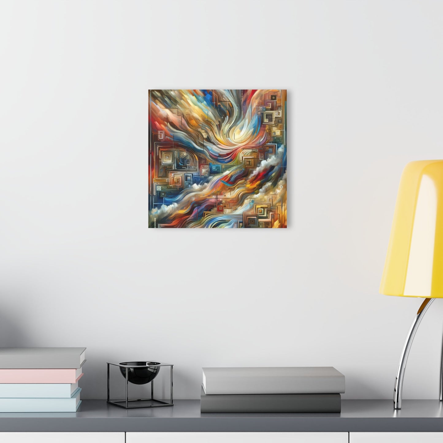 Woven Progress Tapestry Acrylic Prints (French Cleat Hanging) - ATUH.ART