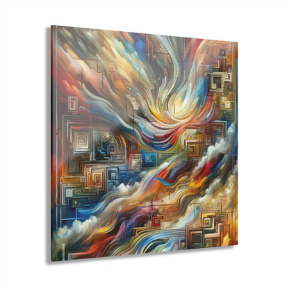 Woven Progress Tapestry Acrylic Prints (French Cleat Hanging) - ATUH.ART