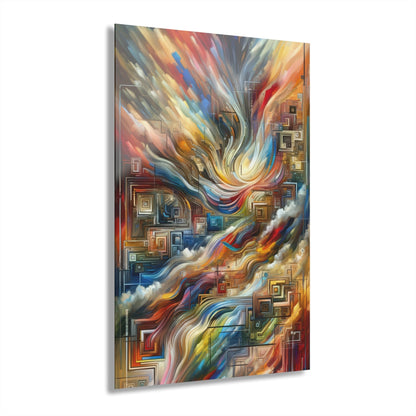 Woven Progress Tapestry Acrylic Prints (French Cleat Hanging) - ATUH.ART