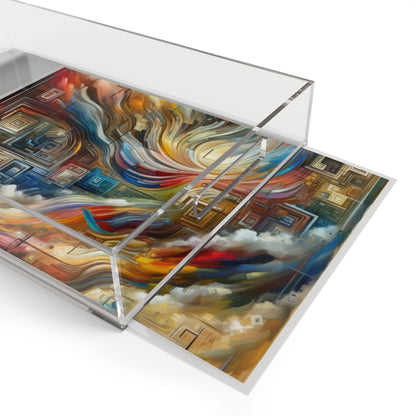 Woven Progress Tapestry Acrylic Serving Tray - ATUH.ART