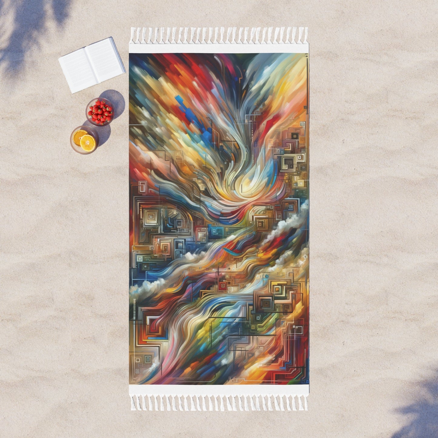 Woven Progress Tapestry Boho Beach Cloth - ATUH.ART