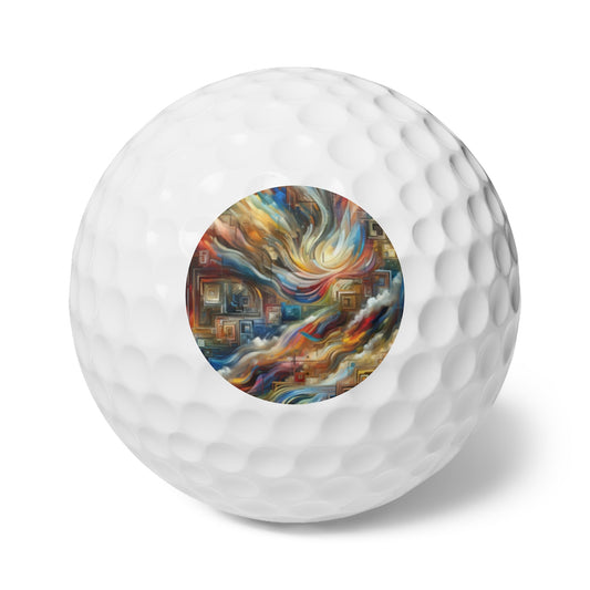 Woven Progress Tapestry Golf Balls, 6pcs - ATUH.ART