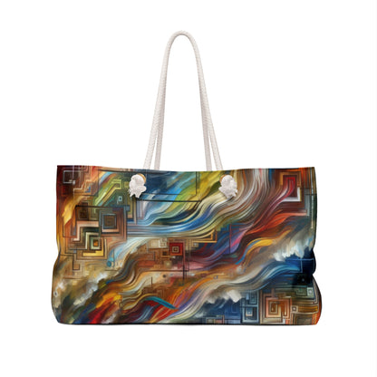 Woven Progress Tapestry Weekender Bag - ATUH.ART